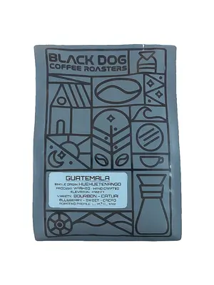 Black Dog Coffee Roasters "Guatemala" Whole Coffee Beans 12oz Bag,Signal Hill, California