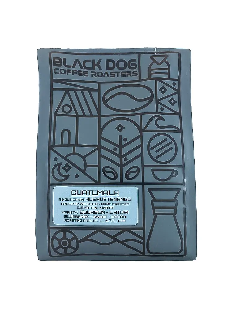 Black Dog Coffee Roasters "Guatemala" Whole Bean Coffee 12oz Bag,Signal Hill, California