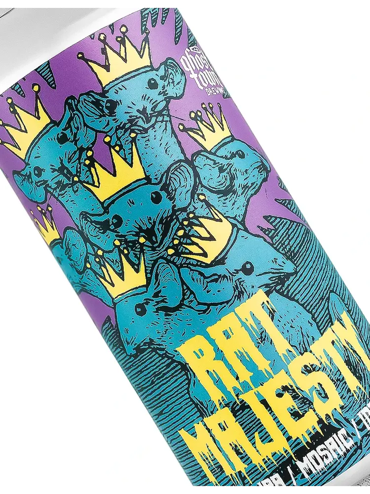 Ghost Town Brewing "Rat Majesty" Hazy IPA 16oz Can - Oakland, CA