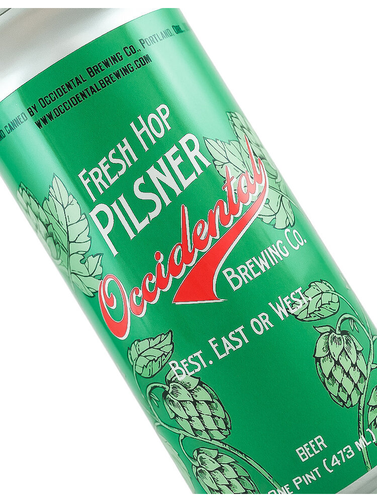 Occidental Brewing "Fresh Hop Pils" Fresh Hopped Pilsner 16oz Can - Portland, OR