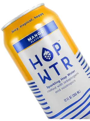 HOP WTR "Mango" Sparkling Hop Water 12oz Can, Los Angeles, California