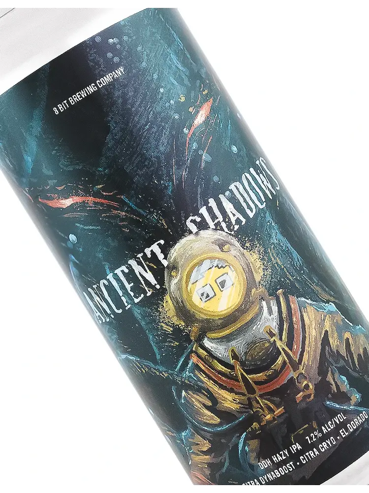 8 Bit Brewing "Ancient Shadows" DDH Hazy IPA 16oz Can - Murrieta, CA