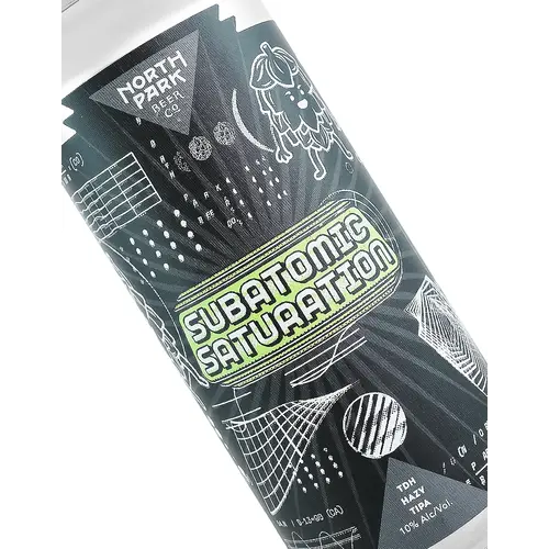 North Park Beer "Subatomic Saturation" TDH Hazy TIPA 16oz Can - San Diego, CA