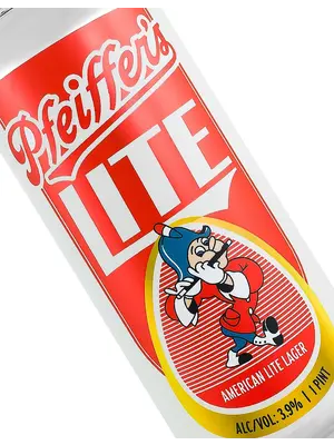 Pfeiffer Brewing "Lite" American Lite Lager 16oz Can - Anaheim, CA