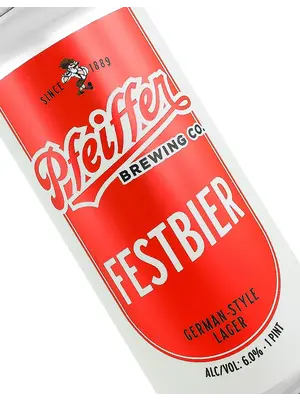 Pfeiffer Brewing "Festbier" German-Style Lager 16oz Can - Anaheim, CA