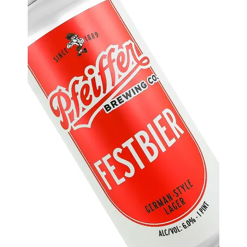 Pfeiffer Brewing "Festbier" German-Style Lager 16oz Can - Anaheim, CA