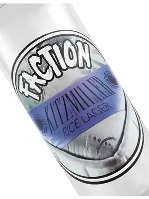 Faction Brewing "Kitzmiller" Rice Lager 16oz Can - Alameda, CA