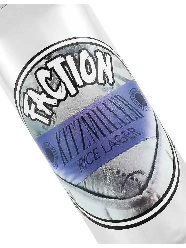 Faction Brewing "Kitzmiller" Rice Lager 16oz Can - Alameda, CA