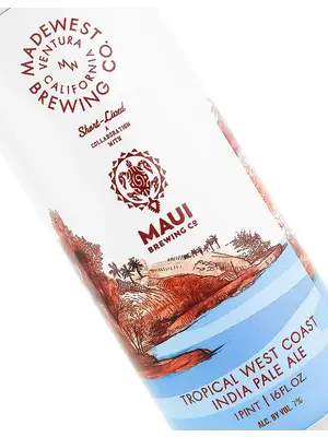 Madewest Brewing/Maui Brewing "Short Lived" Tropical West Coast India Pale Ale 16oz Can - Ventura, CA