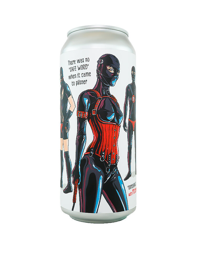 Paperback Brewing "Czechs Who Wear Leather" Czech Style Pilsner 16oz Can - Glendale, CA