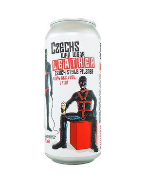 Paperback Brewing "Czechs Who Wear Leather" Czech Style Pilsner 16oz Can - Glendale, CA