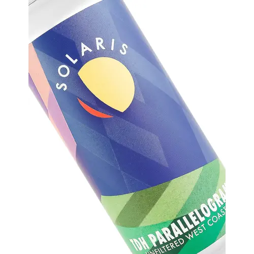 Solaris Brewing "TDH Parallelograms" Unfiltered West Coast IPA 16oz Can - Murrieta, CA
