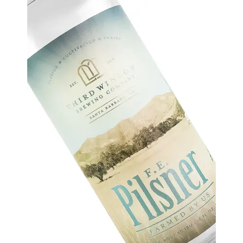 Third Window Brewing "F.E. Pilsner" Light Lager 16oz Can - Santa Barbara, CA