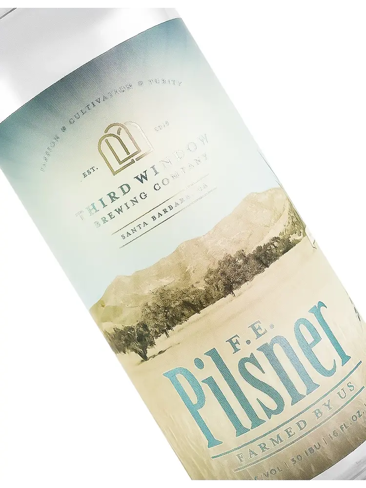 Third Window Brewing "F.E. Pilsner" Light Lager 16oz Can - Santa Barbara, CA