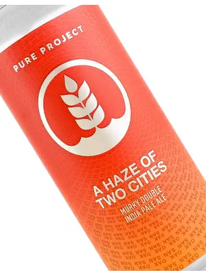 Pure Project/Original Pattern Brewing "A Haze Of Two Cities" Murky Double India Pale Ale 16oz Can - San Diego, CA