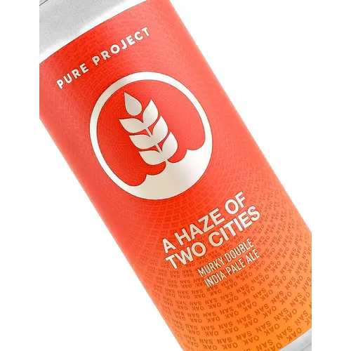 Pure Project/Original Pattern Brewing "A Haze Of Two Cities" Murky Double India Pale Ale 16oz Can - San Diego, CA