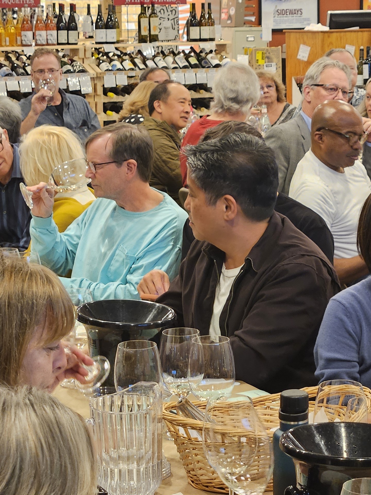 Friday night tasting at The Wine Country