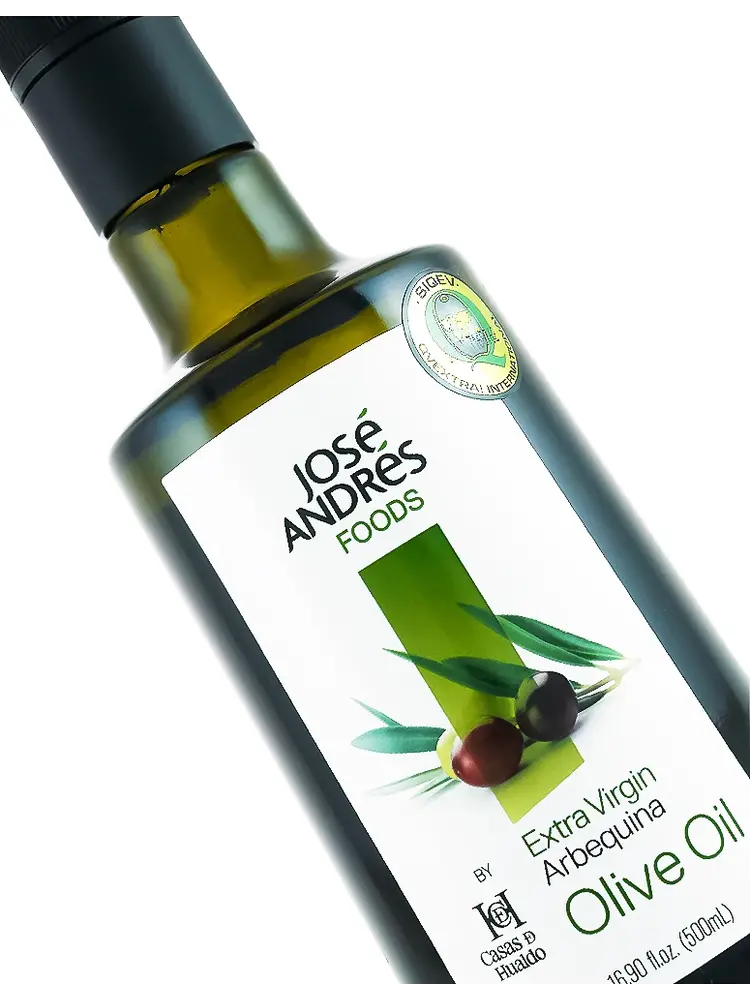 Jose Andres Foods Extra Virgin Arbequina Olive Oil 16.9oz Bottle, Spain