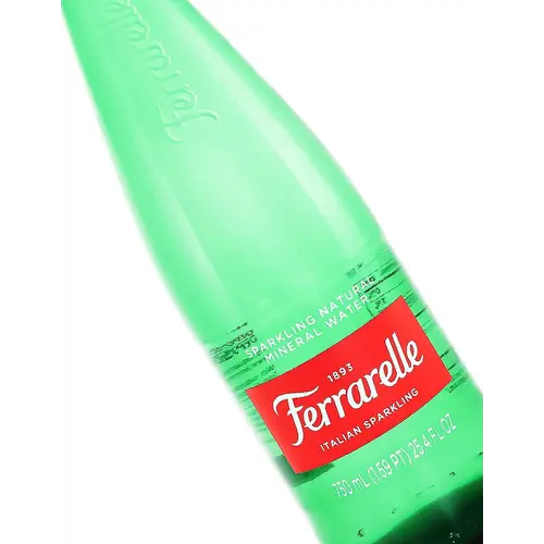 Ferrarelle Sparkling Natural Mineral Water 750ml Bottle, Rome, Italy