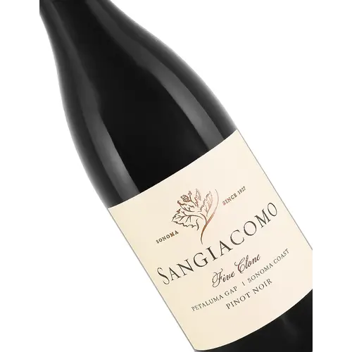 Sangiacomo "Five Clone" 2023 Pinot Noir, Petaluma Gap, Sonoma Coast