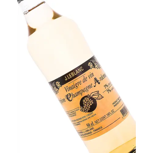 J. LeBlanc "Vinaigre de vin Region Champagne Ardenne" Champagne Vinegar 16oz Bottle, France J. LeBlanc "Vinaigre de vin Region Champagne Ardenne" Champagne Vinegar 16oz Bottle, France
