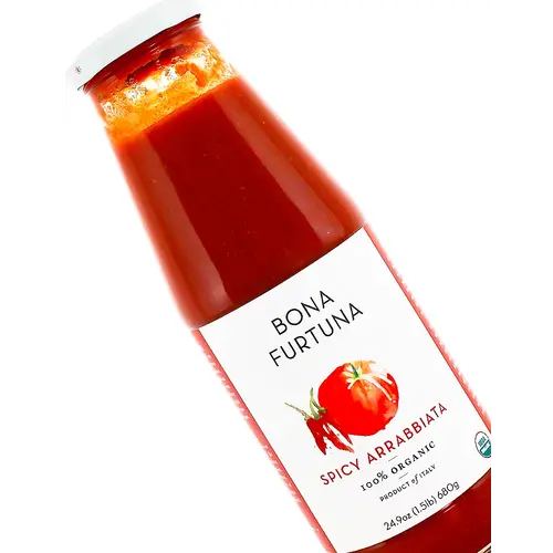 Bona Furtuna "Spicy Arrabbiata" Tomato Sauce 24.9oz Jar, Italy Bona Furtuna "Spicy Arrabbiata" Tomato Sauce 24.9oz Jar, Italy