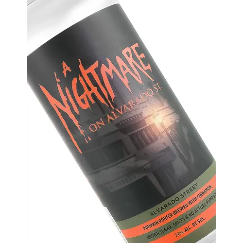 Alvarado Street Brewery "A Nightmare On Alvarado St." Pumpkin Porter 16oz Can - Salinas, CA Alvarado Street Brewery "A Nightmare On Alvarado St." Pumpkin Porter 16oz Can - Salinas, CA