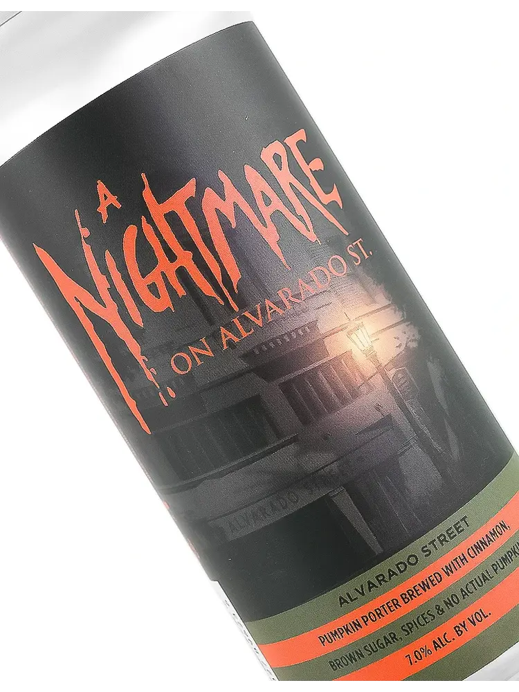 Alvarado Street Brewery "A Nightmare On Alvarado St." Pumpkin Porter 16oz Can - Salinas, CA