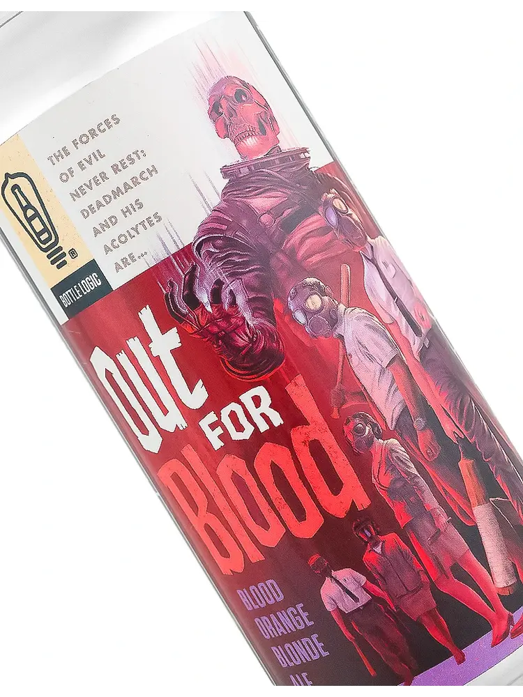 Bottle Logic Brewing "Out For Blood" Blood Orange Blonde Ale 16oz Can - Anaheim, CA