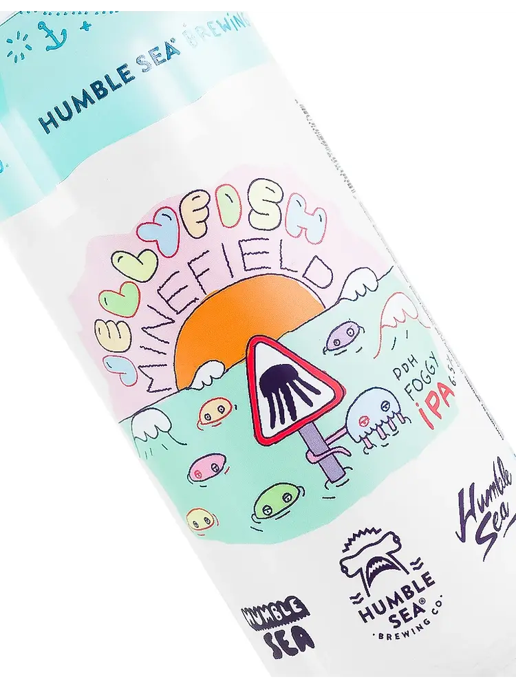 Humble Sea Brewing "Jellyfish Minefield" DDH Foggy IPA 16oz Can - Santa Cruz, CA
