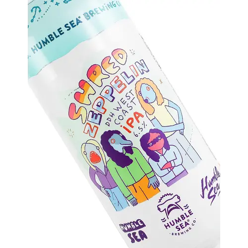 Humble Sea Brewing "Shred Zeppelin" DDH West Coast IPA 16oz Can - Santa Cruz, CA