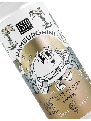 ISM Brewing/Hamburgers Nice "Hamburghini" Italian Pilsner 16oz Can - Long Beach, CA