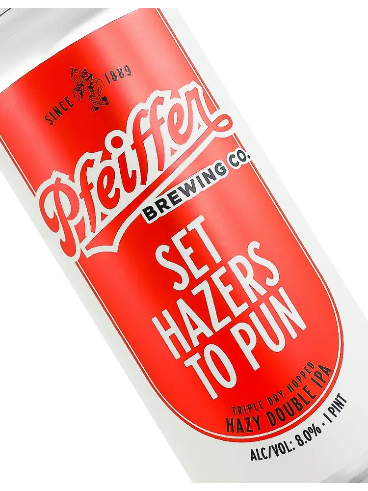 Pfeiffer Brewing "Set Hazers To Pun" Triple Dry Hopped Hazy Double IPA 16oz Can - Anaheim, CA