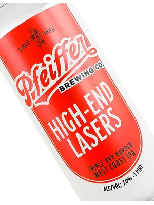 Pfeiffer Brewing "High-End Lasers" Triple Dry Hopped West Coast IPA 16oz Can - Aneheim, CA