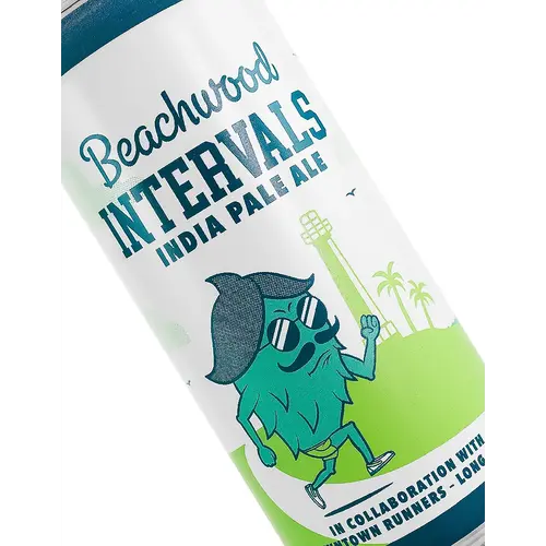 Beachwood Brewing/Dowtown Runners "Intervals" India Pale Ale 16oz Can - Huntington Beach, CA Beachwood Brewing/Dowtown Runners "Intervals" India Pale Ale 16oz Can - Huntington Beach, CA