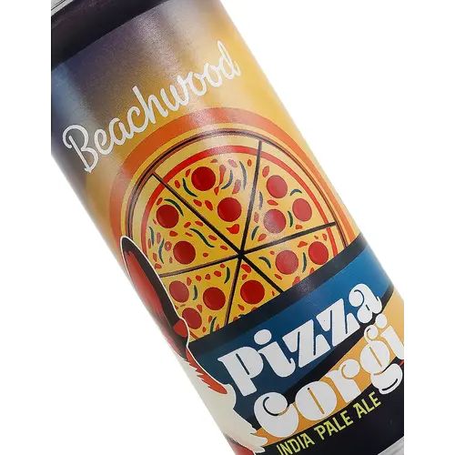 Beachwood Brewing "Pizza Corgi" India Pale Ale 16oz Can - Huntington Beach, CA Beachwood Brewing "Pizza Corgi" India Pale Ale 16oz Can - Huntington Beach, CA