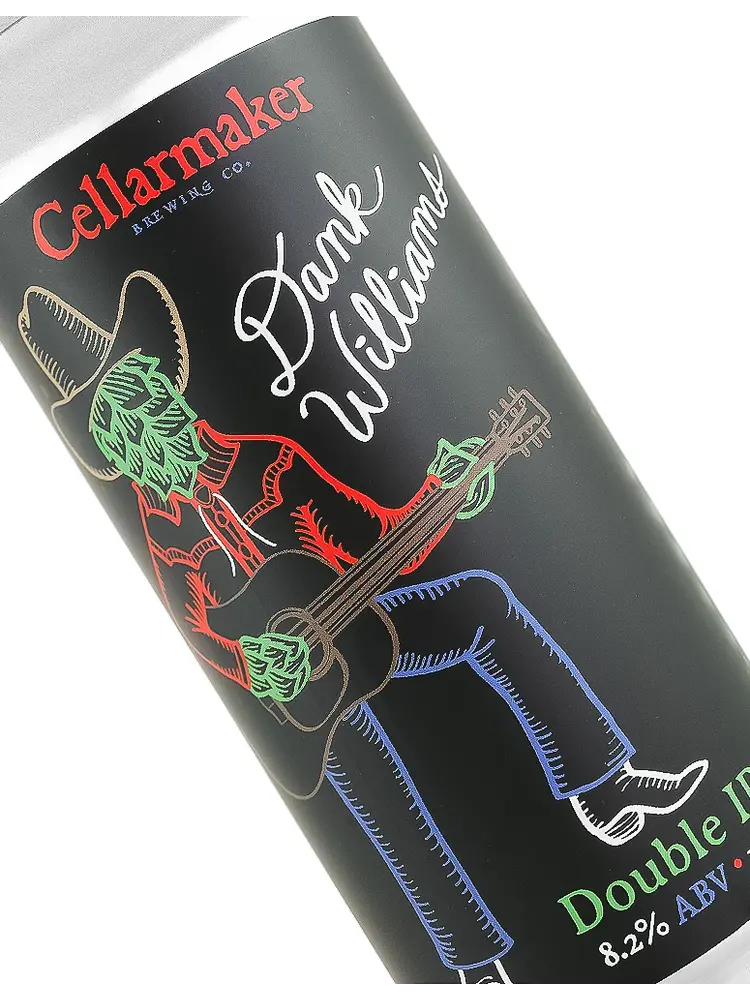 Cellarmaker Brewing "Dank Williams" Double IPA 16oz Can - Oakland, CA