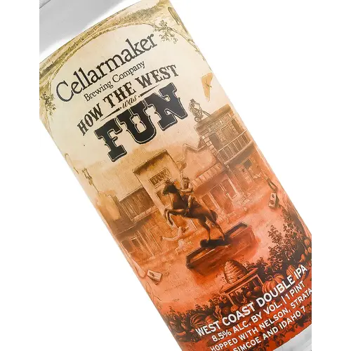 Cellarmaker Brewing "How The West Was Fun" West Coast Double IPA 16oz Can - Oakland, CA