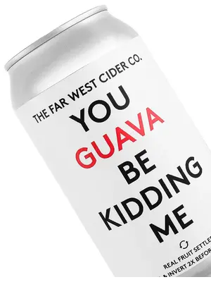 Far West Cider "You Guava Be Kidding Me" Cider 12oz Can - Richmond, CA