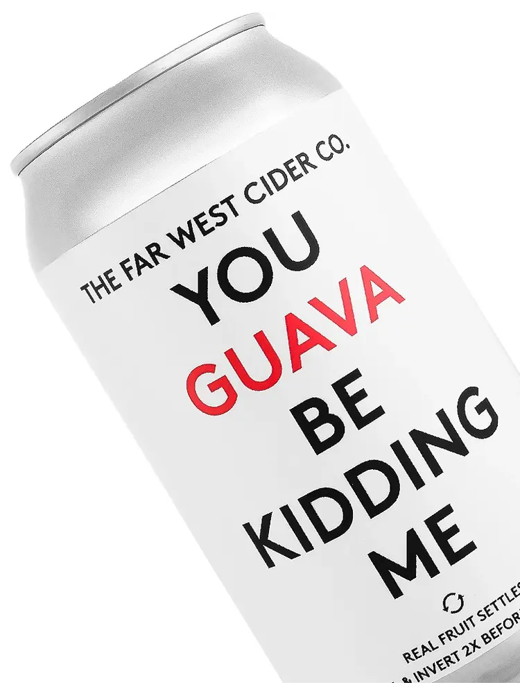 Far West Cider "You Guava Be Kidding Me" Cider 12oz Can - Richmond, CA