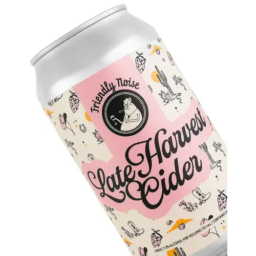 Friendly Noise "Late Harvest" Cider 12oz Can - Los Angeles, CA Friendly Noise "Late Harvest" Cider 12oz Can - Los Angeles, CA