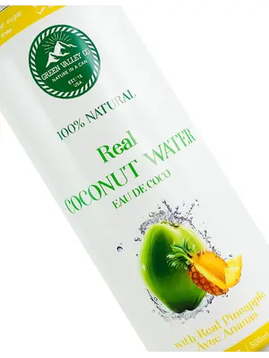 Green Valley Real Pineapple Coconut Water 16.9oz Can, Vietnam Green Valley Real Pineapple Coconut Water 16.9oz Can, Vietnam