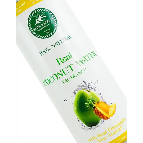 Green Valley Real Pineapple Coconut Water 16.9oz Can, Vietnam Green Valley Real Pineapple Coconut Water 16.9oz Can, Vietnam