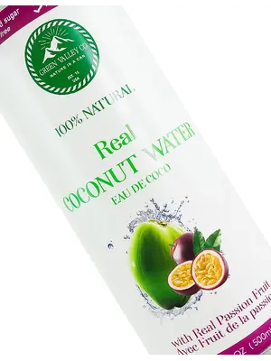 Green Valley Real Passion Fruit Coconut Water 16.9oz Can, Vietnam Green Valley Real Passion Fruit Coconut Water 16.9oz Can, Vietnam
