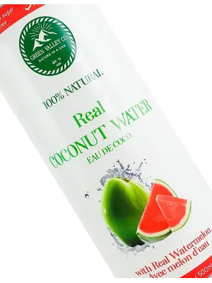 Green Valley Real Watermelon Coconut Water 16.9oz Can, Vietnam Green Valley Real Watermelon Coconut Water 16.9oz Can, Vietnam