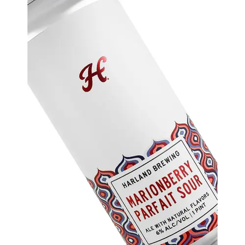 Harland Brewing "Marionberry Parfait" Sour Ale 16oz Can - San Diego, CA Harland Brewing "Marionberry Parfait" Sour Ale 16oz Can - San Diego, CA