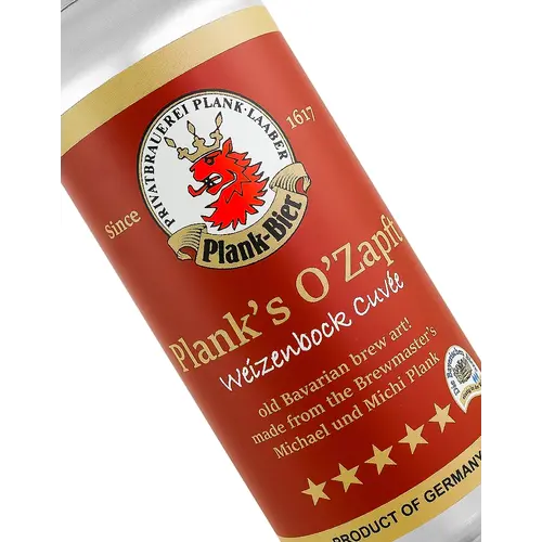 Plank-Bier "O'Zapft" Weizenbock Cuvee 16oz Can - Germany Plank-Bier "O'Zapft" Weizenbock Cuvee 16oz Can - Germany