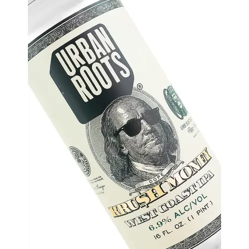 Urban Roots "Krush Money" West Coast IPA 16oz Can - Sacramento, CA