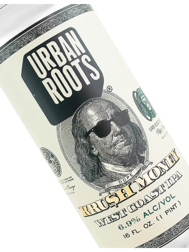 Urban Roots "Krush Money" West Coast IPA 16oz Can - Sacramento, CA