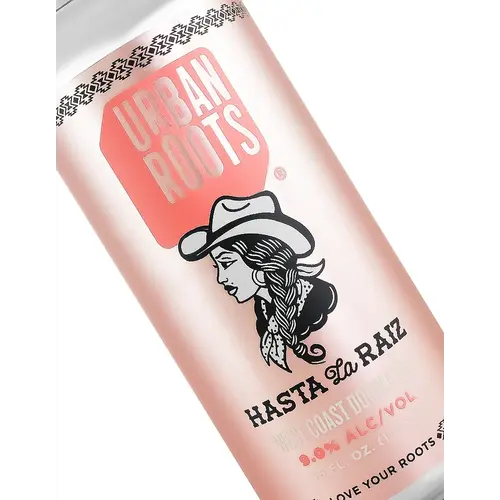Urban Roots "Hasta La Raiz" West Coast Double IPA 16oz Can - Sacramento, CA Urban Roots "Hasta La Raiz" West Coast Double IPA 16oz Can - Sacramento, CA